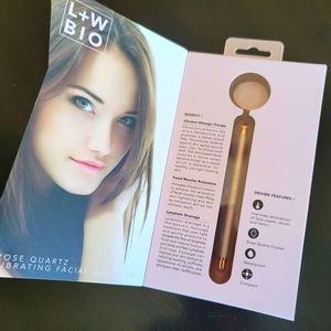 Luxe & Willow | Rose Quartz Vibrating Massager.